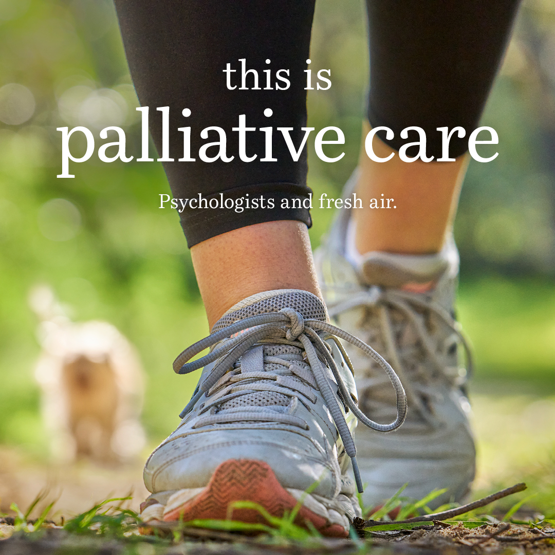 Banner: This is palliative care - psychologists and fresh air