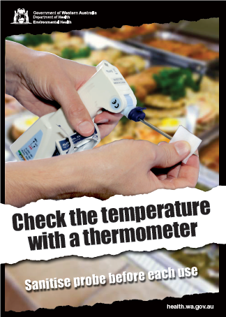 Check the temperature with a thermometer