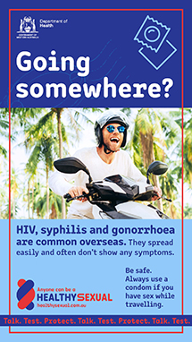 Going Somewhere? Healthysexual campaign poster
