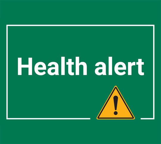 Health alert