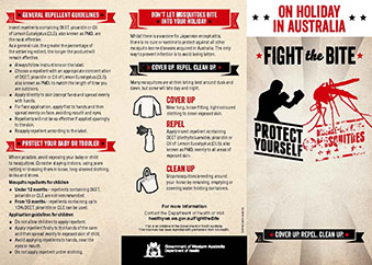 Brochure: fight the bite on holiday in australia