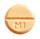 Marevan brand warfarin tablet (brown marked with 1)