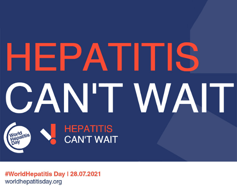 World Hepatitis Day: hepatitis can't wait